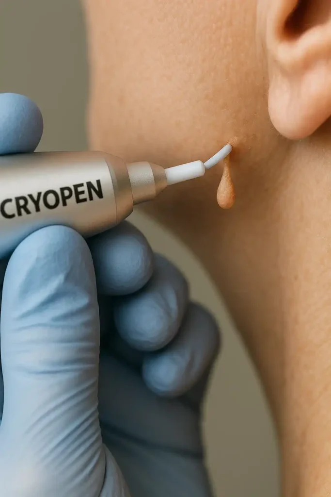 Cryopen for skin tags removal Lytham St Anne's speak to our team today!