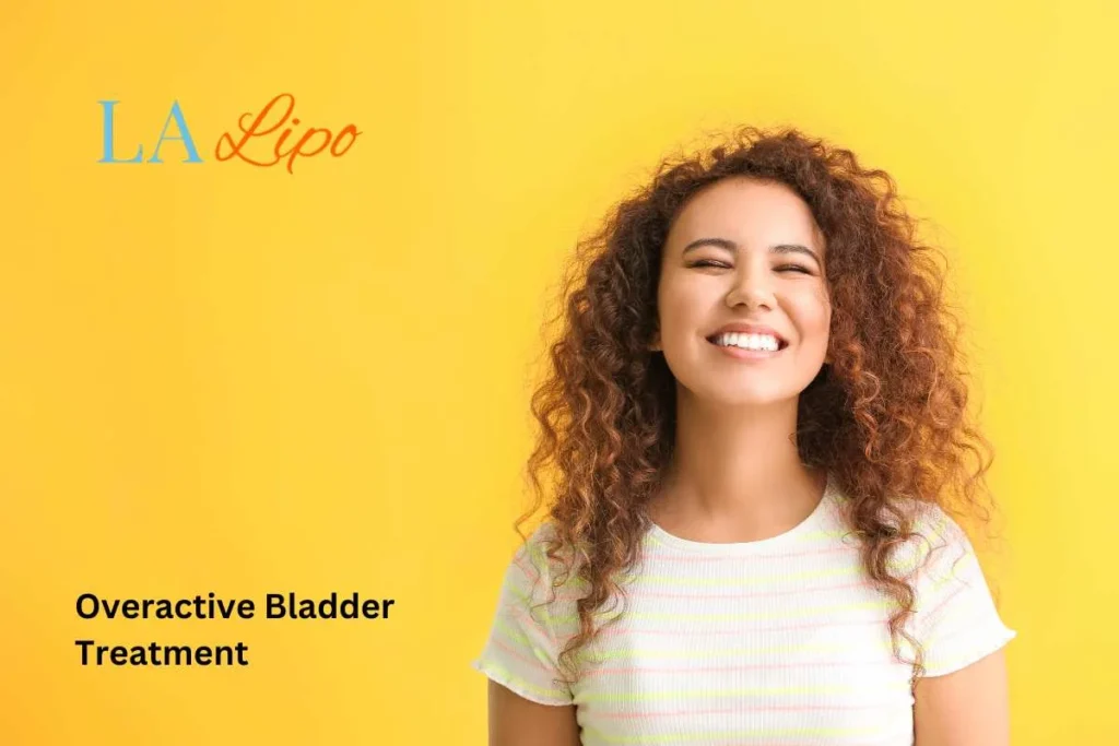 woman smiling about overactive bladder treatment Lytham St Anne's solutions
